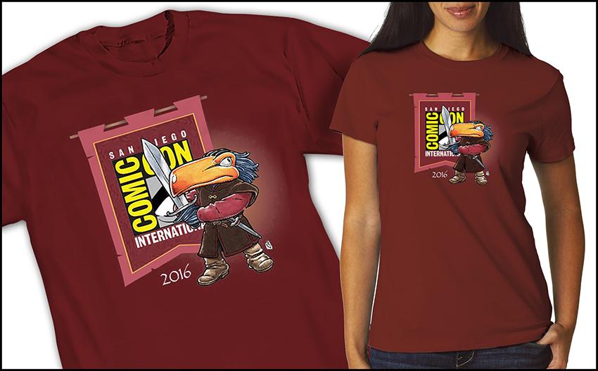San Diego Comic-con 2016 t-shirt