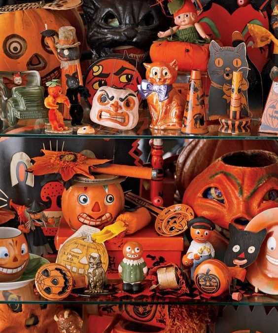 Halloween Symbols – Orange and Black The colors meet at the intersection of life and death