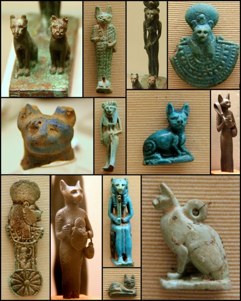 Egyptian cat symbols