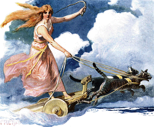 Freya cat chariot