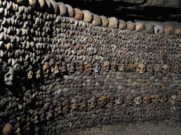 most haunted places paris catacombs