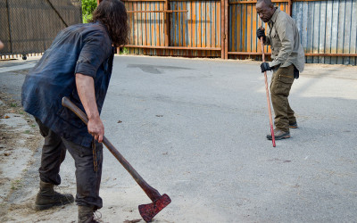 Wolves Viciously Assault Alexandria on The Walking Dead Carol goes ninja assassin in Episode 602, "JSS" 