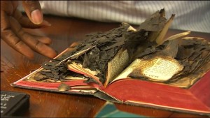 Washington poltergeist burned Bible