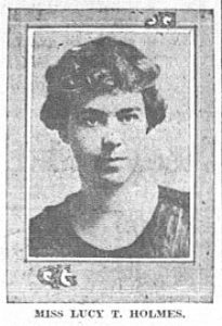 Lucy T. Holmes (Duluth News Tribune April 27,1919)