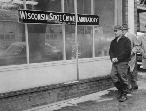 November 20, 195, Madison, Wisconsin --- Ed Gein, owner of Plainfield, Wisconsin farm where butchered body of Mrs. Bernice Worden was discovered hanging in a shed Image by © Bettmann/CORBIS