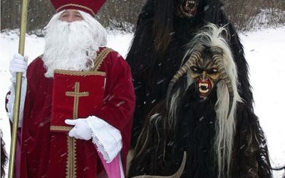 Weird Christmas – St. Nicholas and the Krampus Best buds, the light and the dark, the carrot and the stick