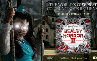 Delving Into THE BEAUTY OF HORROR 2: GHOULIANA’S CREEPATORIUM Coloring Book with Artist/Musician Alan Robert on After Hours AM/America’s Most Haunted Radio It's Another GOREgeous Coloring Book